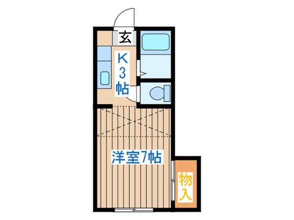 ホワイトキャッスル１４番館の物件間取画像